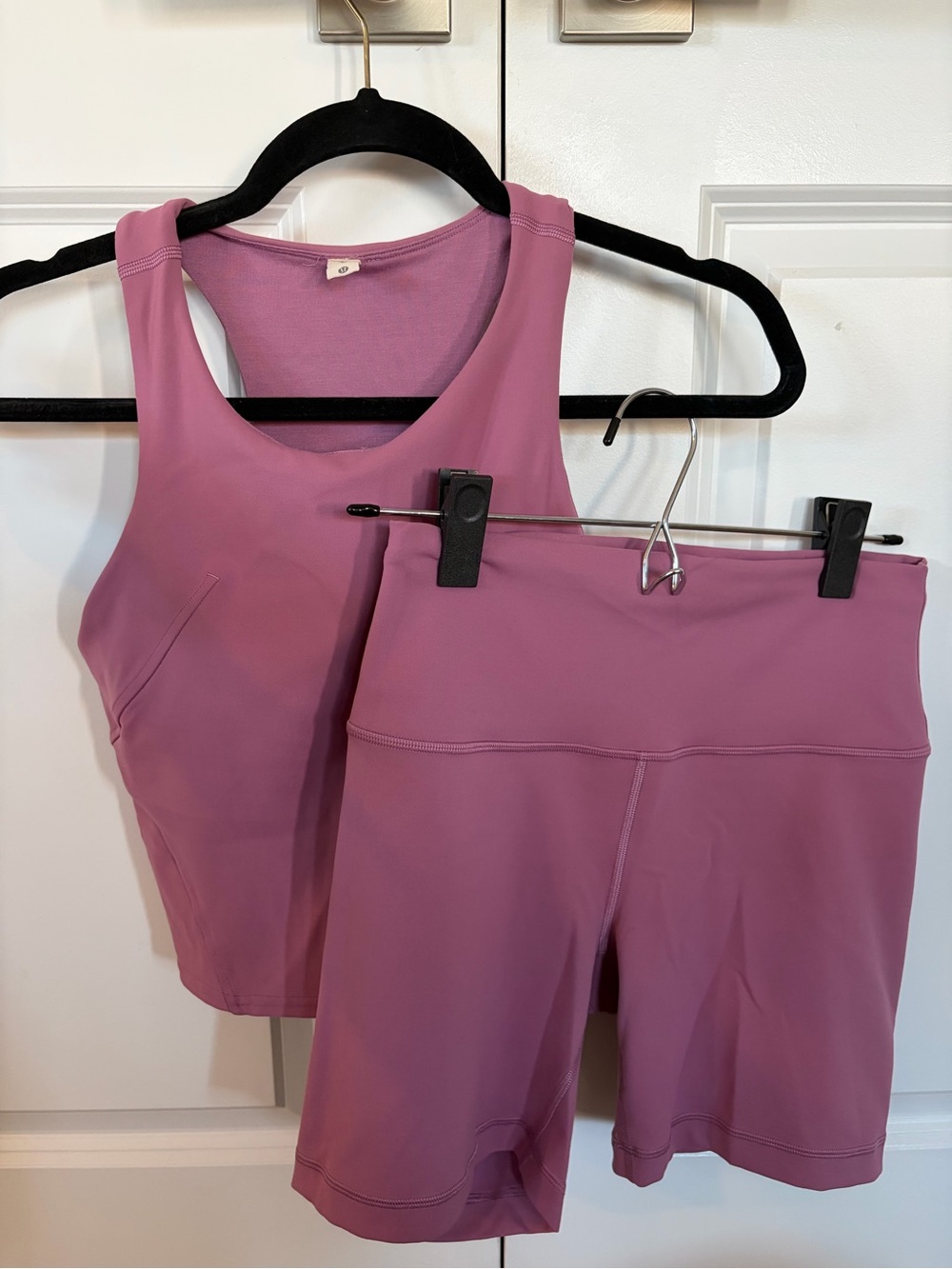Lululemon Dusty Rose Two-Piece Active Set